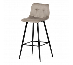 Barová židle, hnědá, látka,AUB-X7015 CAP2