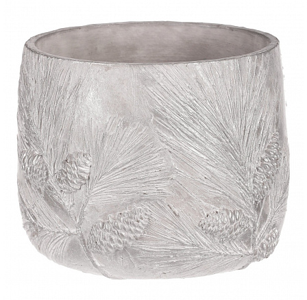 Obal betonový - vzor borovice, barva stříbrná