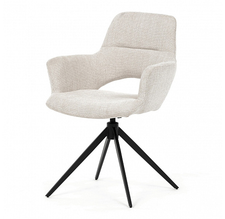 Jídelní židle, krémová, látka, DCH-D1320 CRM2