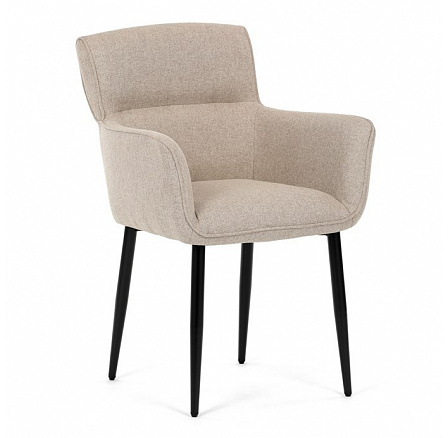 Jídelní židle, béžová, látka, DCH-J2159 CRM2