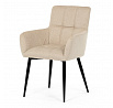 Jídelní židle, béžová, látka, DCH-P3146 CRM2