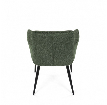 Jídelní židle, zelená, látka, DCH-P3146 GRN2