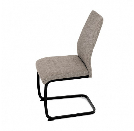 Jídelní židle, hnědá, látka, DCL-438 BR2