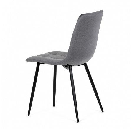 Jídelní židle, šedá, sametová látka, DCL-X7015 GREY2