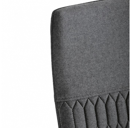 Jídelní židle, šedá, sametová látka, DCL-X7018 GREY2