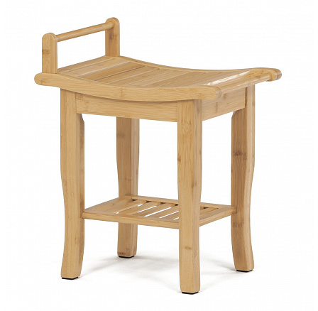 Taburet, bambus, přírodní, DR-B063 NAT