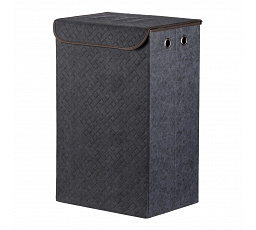 Koš pádelní - látkový s víkem, modrá barva