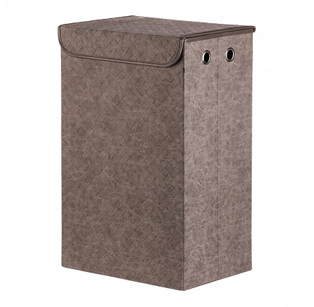 Koš pádelní - látkový s víkem, šedá barva Koš pádelní - látkový s víkem, šedá barva