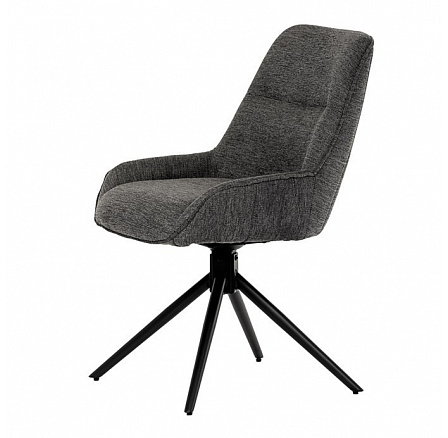 Jídelní židle, šedá, látka, HC-535 GREY2