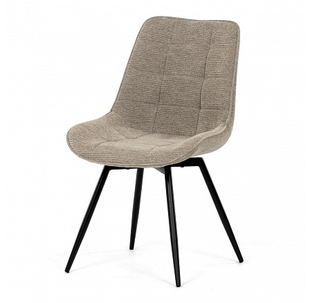 Jídelní židle, hnědá, látka, HC-T1130 CAP2