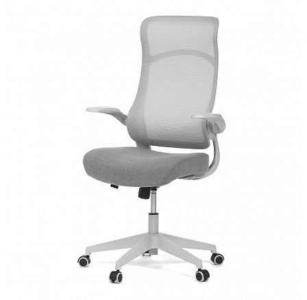 Kancelářská židle, houpací mechanismus, šedá síťovina, KA-A182 GREY Kancelářská židle, houpací mechanismus, šedá síťovina, KA-A182 GREY