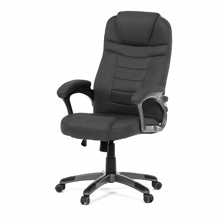 Kancelářské křeslo, houpací mechanismus, černá látka, KA-C713 BK2
