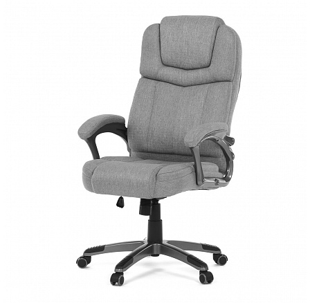 Kancelářské křeslo, houpací mechanismus, šedá látka, KA-C715 GREY2