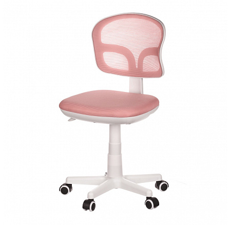 Dětská židle, výškově nastavitelná, růžová síťovina, KA-C801 PINK