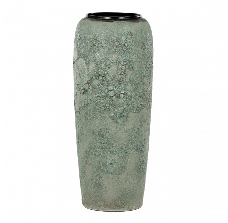 Váza keramická - výška 90 cm, zelená