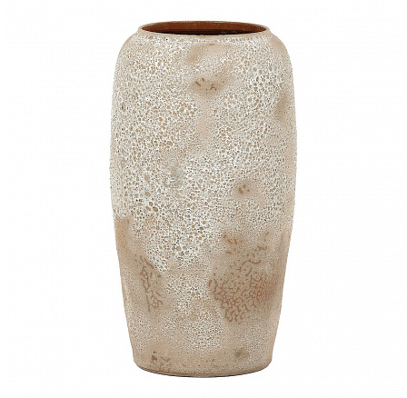 Váza keramická - výška 70 cm, světle béžová Váza keramická - výška 70 cm, světle béžová