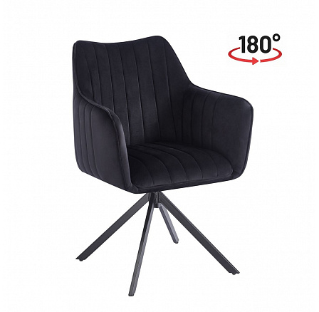 Židle velvet černá K10-FX