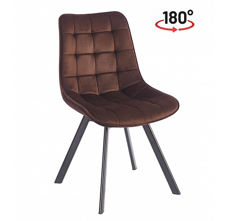 PŘEDPRODEJ -15% do 02.07! Židle velvet - Riviera 28 hnědá KO265-FX