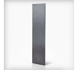 Perforovaná deska do regálu antracitová: JOHNNY, 2 kusy, 1800 x 20 x 420 mm