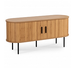 Skříňka RTV TRISH 120 cm Dvoudveřová Dub