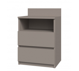 Noční stolek Malvína M1, šedá