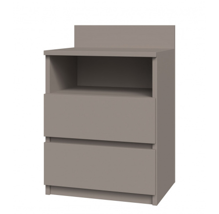 Noční stolek Malvína M1, šedá
