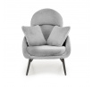 Křeslo Lounge MERRY, šedé