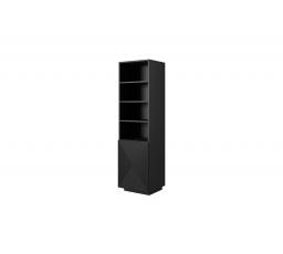 Regál Asha , černý mat