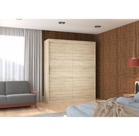 Posuvná skříň LINCOLN 180 Sonoma+Sonoma