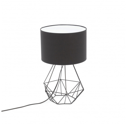 Lampička BENIGNE, Černá 25x25x40cm