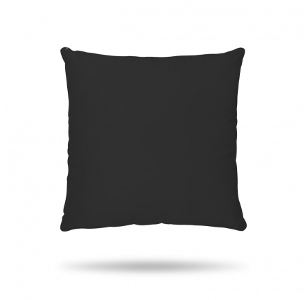 Saténový povlak na polštář černý 50x50