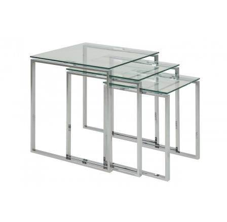 Sada stolků Katrine chrom Sada stolků Katrine chrom