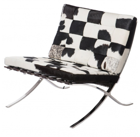 Křeslo BA1 přírodní kůže pony Křeslo BA1 přírodní kůže pony