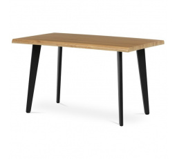 Jídelní stůl 130x80cm, mdf, divoký dub, HT-F4413 OAK