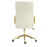 Kancelářské křeslo FB14 JG, Béžová/Zlatá