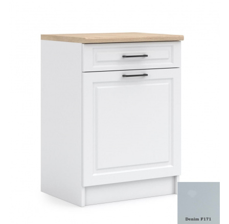 Kuchyňská dolní skříňka IRMA D40-1D1SZ, Denim mat - F171