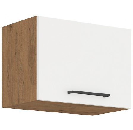 Horní skřínka VEGAS - 50 GU-36 1F, Dub Lancelot / Bílý lesk