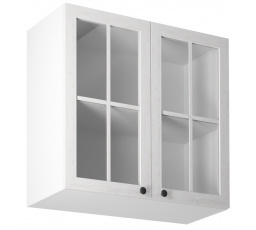 Kuchyňská horní skřínka PROWANSJA G80S, Bílá/Borovice Andersen