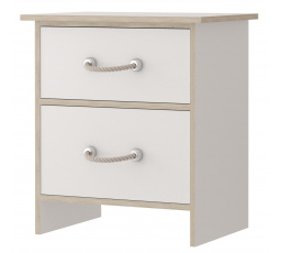 Noční stolek COSMO 22, Bílá Mat