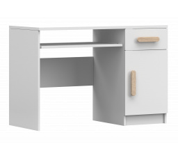 Psací stůl SMYK I - 08, Bílá Mat/Sonoma