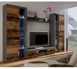 Obývací stěna Rizo XL matera/old style