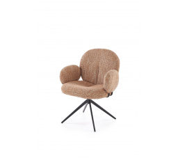 Jídelní otočná židle K568, Skořicová/Černá