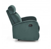 Polohovací křeslo WONDER, Tmavě zelená