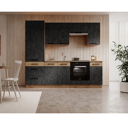 Kuchyňský nábytek VIKA 240 Matera+Dub Lancelot