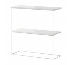 Konzole Toni Bílá+Bílý Lesk