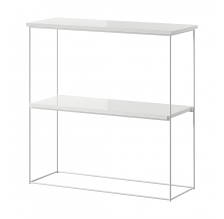 Konzole Toni Bílá+Bílý Lesk