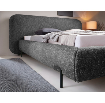 Postel Bed Pointt + kovový rám / plynový píst / úložný prostor na lůžkoviny 160x200 Breona 04 1