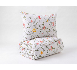 Povlečení krep 140x200, 70x90 cm Aria nitěný knoflík