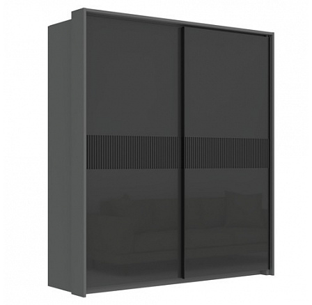 SZAFA SOHO z RAMĄ 181CM ANTRACYT - MONTAŻ NA STOJĄCO