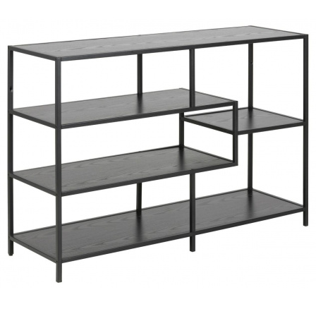 Regál Seaford V černý